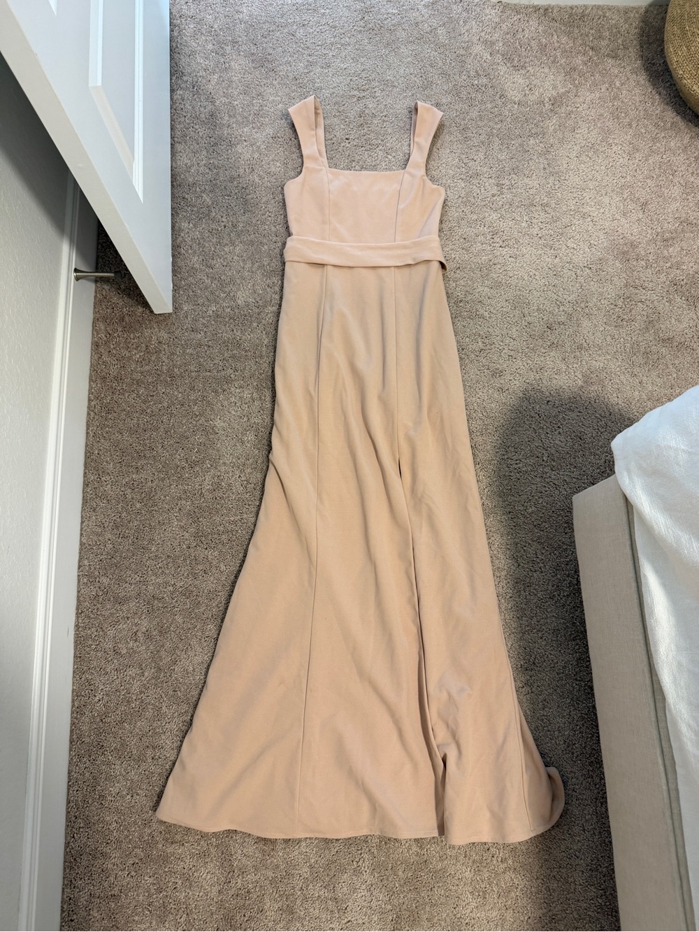 Show Me Your MuMu Nude/Blush Maxi Dress